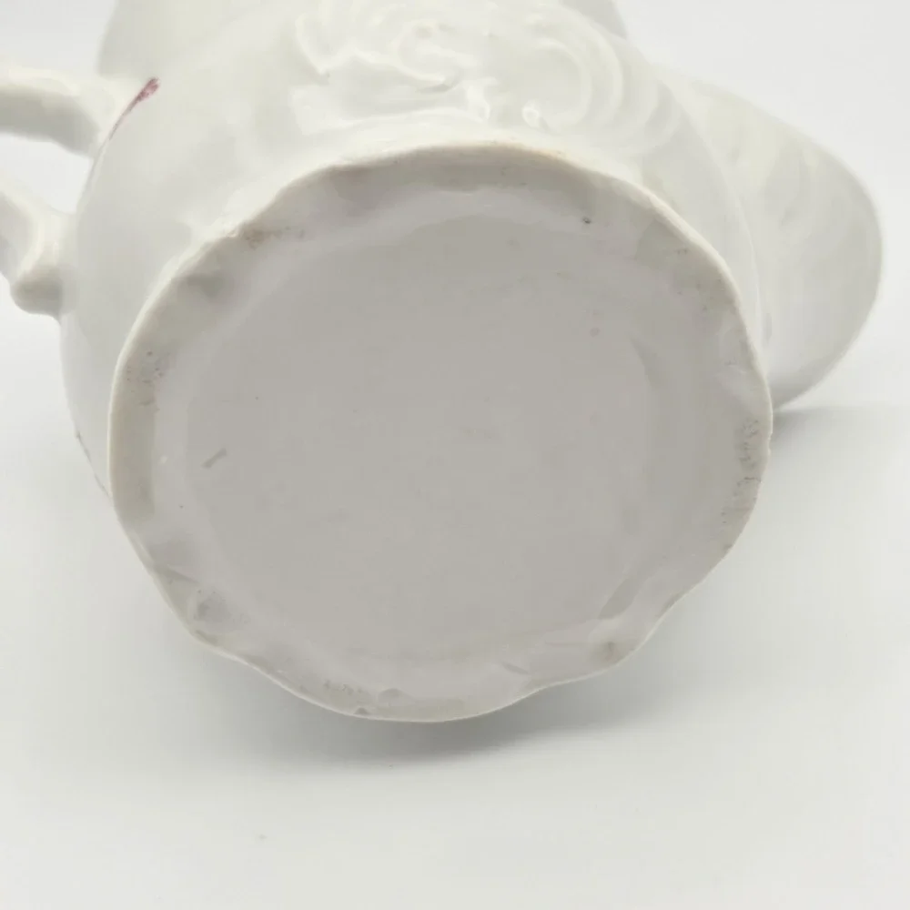 Vintage Floral‎ Shaving Scuttle Mug Victorian Cottagecore Flower Stand/Vase